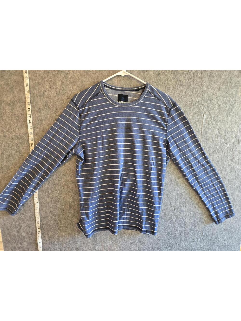 Yoga prAana Men Keller Long Sleeve Crew Top Sz M Outdoor